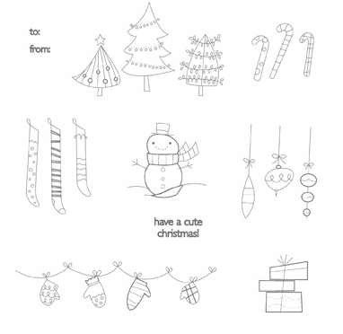A Cute Christmas Stamp Set